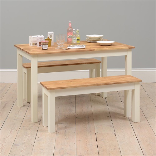 Portobello Painted 130cm Fixed Top Dining Table