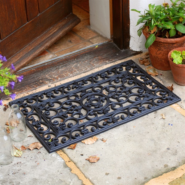 Rubber Rectangular Doormat The Cotswold Company