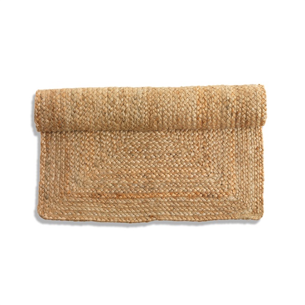 Kashiba Braided Hemp Rug 90X150CM The Cotswold Company